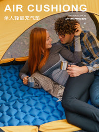 Outdoor Camping Inflatable Sleeping Pad Ultralight TPU Moisture-proof Air Mattress for Tent Car Travel