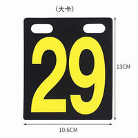 Portable Scoreboard Number Cards for Basketball, Billiards, Volleyball