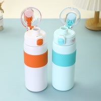 New 316 Stainless Steel Insulated Water Bottle Large Capacity Portable Sports Kettle with One-Touch Open Lid