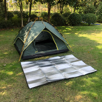 Double-Sided Aluminum Foil Camping Mat for Outdoor Picnic Beach and Hiking