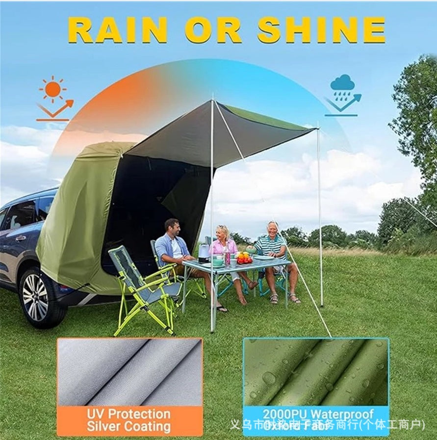 SUV MPV Car Tail Tent Portable Outdoor Camping Shelter