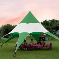 Outdoor Single Peak Canopy Tent for Camping and Events, Octagonal Design