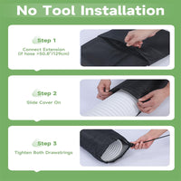Portable Air Conditioner Hose Insulation Sleeve - Waterproof & Insulated AC Duct Cover