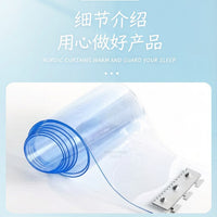 Transparent PVC Strip Door Curtain for Commercial and Industrial Use - Windproof, Insulating, and Welding Room Safe