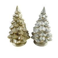 Miniature Ceramic Christmas Tree Figurines for Micro Landscape Decor