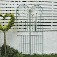 Iron Art Rose Arch Trellis for Climbing Plants Garden Decor Fence Panel Outdoor