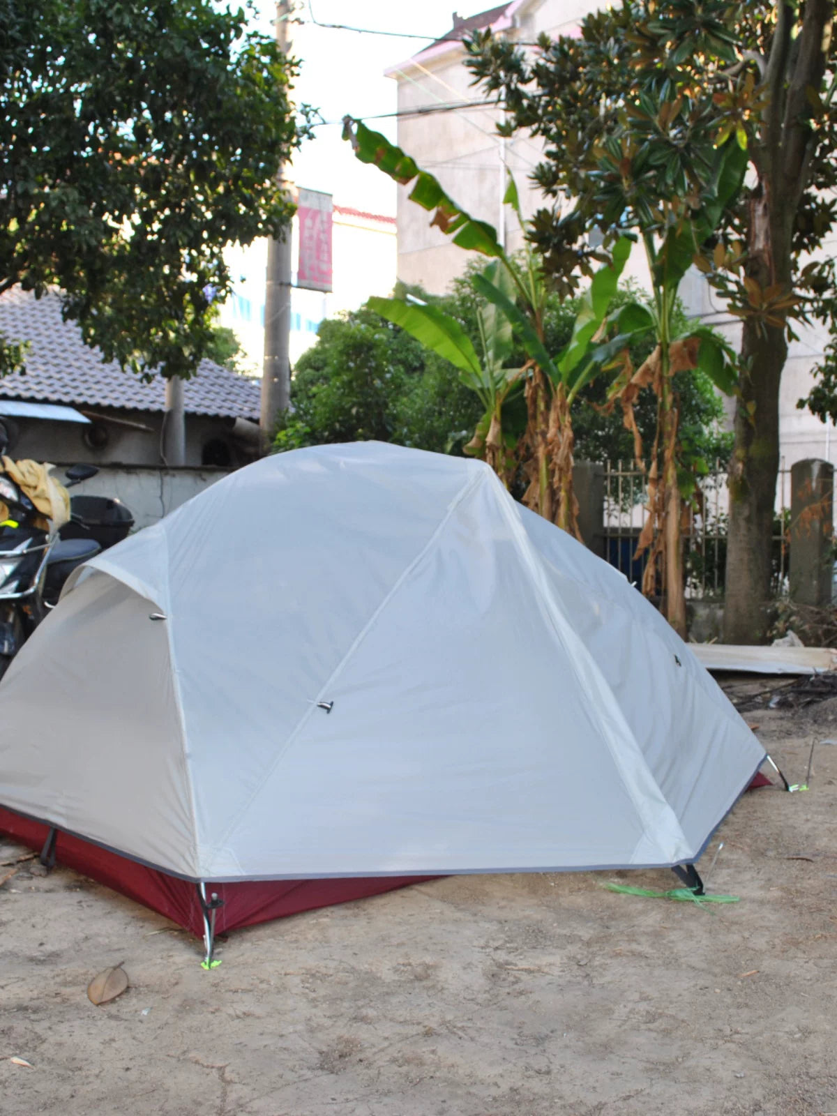 PENG BABA 2-Person 20D Ultralight Silicone Coated 4-Season Backpacking Tent for Camping Hiking