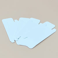 White Cardboard Box Universal Double Insert Small Square Blank Neutral Packaging Box Flat Style