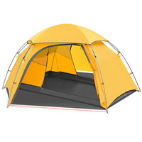 Outdoor Aluminum Pole 2-Person Camping Tent - Double Layer Waterproof