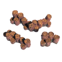 Resin Tree Stump Fence Aquarium Landscape Decoration