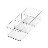 Acrylic Desktop Storage Box with Dividers for Instant Photos & Small Items