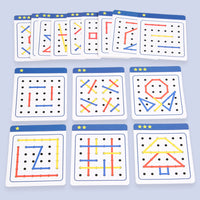 Kids Lacing Board Toy Fine Motor Skills Training Montessori Puzzle Educational Game