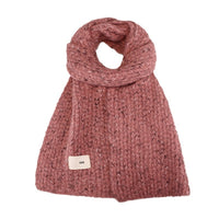 Women's Long Knitted Plush Scarf - Warm Neck Warmer & Shawl