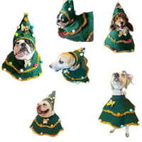 Pet Christmas Cloak Costume for Dogs and Cats