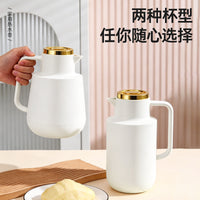 Insulated Glass Liner Thermos Kettle with Handle for Home and Outdoor Use