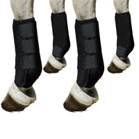 Durable Breathable Horse Leg Boots for Equestrian Sports - Front/Hind Leg Protection
