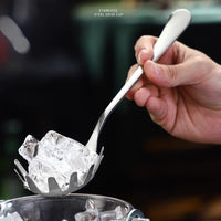 Stainless Steel Ice Scoop / Pasta Strainer Spoon for Kitchen & Bar