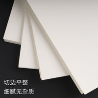4K White Cardboard, One Side Glossy, One Side Matte, for Paper Sculpture, Craft Mat, Smooth and Thick Cardstock