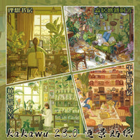 Kakawoo 29.0 3D Miniature Scene DIY Sticker Set for Scrapbooking and Crafts