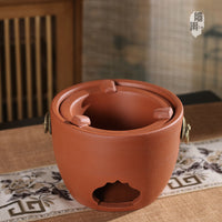 Chaozhou Kung Fu Tea Red Clay Charcoal Stove for Boiling Water Outdoor Use