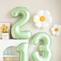 40-inch Cream Number Foil Balloons for Birthday Party Decoration