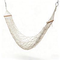 Anti-Tip Cotton Mesh Hammock for Outdoor Camping Patio Balcony