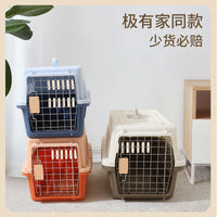Pet Carrier Airline Approved Travel Crate for Cats and Dogs