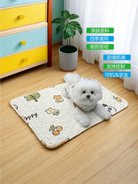 Pet Cooling Mat for Dogs and Cats, Summer Ice Silk Sleeping Pad for Kennels and Floors, All Seasons