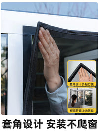 Pet-Proof Stainless Steel Mesh Window Screen for Inward Opening Windows, Self-Adhesive Installation