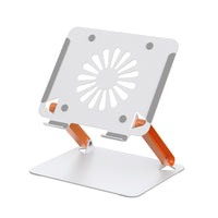 Adjustable Laptop Stand with Cooling Fan and USB Hub for Desk