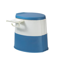 Portable Adult Commode Toilet Chair with Lid for Elderly Home Use
