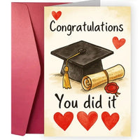 Simple Greeting Cards with Envelopes for Various Occasions