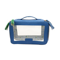 Large Capacity PVC Waterproof Toiletry Bag Portable Travel Cosmetic Organizer with Handle