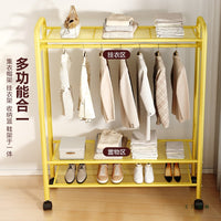 Multi-tier Entryway Shoe Rack and Coat Stand with Storage Shelves