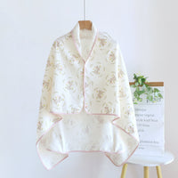 Cotton Gauze Shawl Cape for Neck Protection and Breastfeeding, Thin Summer Style