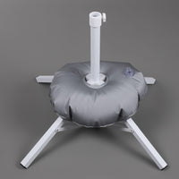 Large Outdoor Umbrella Base for Patio Market Umbrellas, Water-Filled Plastic Stand