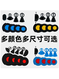 Silicone Drum Mute Pads for 5-Piece Drum Kit and Cymbals, Rubber Sound Dampening Pads for Jazz Drums