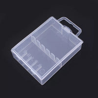 PP Plastic Storage Box for Fishing Space Beans, Transparent Organizer Case for Small Parts and Accessories