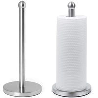 Stainless Steel Vertical Paper Towel Holder with Stable Base for Kitchen Countertop