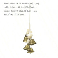 Christmas Vintage Bronze Bells for DIY Wind Chimes & Decorations, 38mm Opening