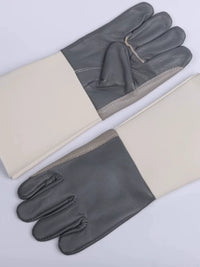 Long Leather Welding Gloves Heat Resistant Industrial Safety Work Gloves