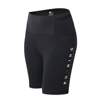 Women's High-Elastic Quick-Dry Running Capris with Waist Pack and Waterproof Pocket