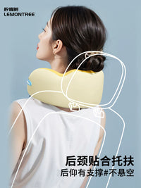 Portable U-Shaped Travel Neck Pillow for Airplanes and Cars, Neck Support Cushion