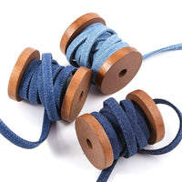 Hollow Denim Ribbon for DIY Crafts, Hair Accessories, Shoe Flowers, and Gift Wrapping