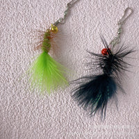 Sparkle Teaser Wand Replacement Head for Cats - Durable Feather and Plush Insect Toy