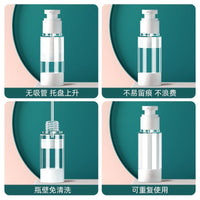 Vacuum Travel Dispenser Bottles for Cosmetics and Lotions