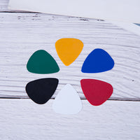 Guitar Picks Set for Acoustic and Electric Guitars, ABS and Celluloid Thumb and Finger Picks with Storage Box