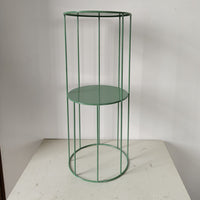 Nordic Style Double-Layer Round Iron Art Plant Stand for Indoor Greenery and Climbing Plants