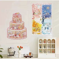 Acrylic Jigsaw Puzzle Frame for Wall or Tabletop Display, High Transparency Dustproof