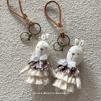 Handmade Cartoon Rabbit Keychain Bag Charm
